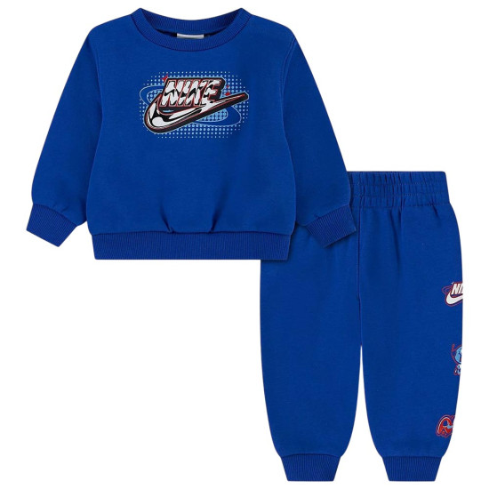 Nike Βρεφικές φόρμες σετ Sportswear Brand Mark Fleece Crew Tracksuit